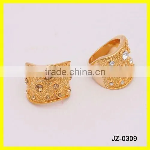 18k ruby rhinestone finger ring yiwu ring for girls