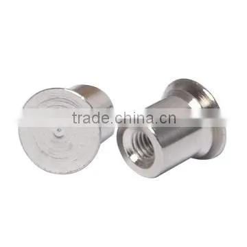 OEM metal opened anodized steel contact rivet