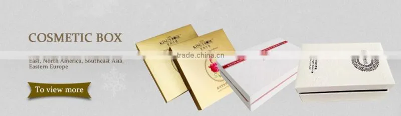High quality fashionable printed face mask cosmetic box wholesale