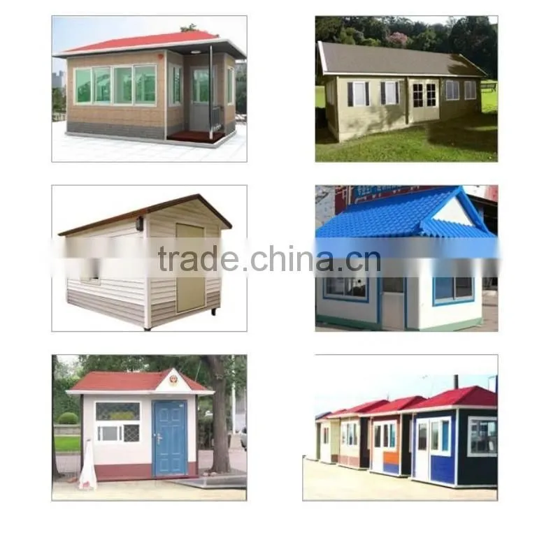 thermal insulation prefab sentry box house for canteen/shop