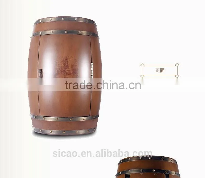 wooden barrel cooler