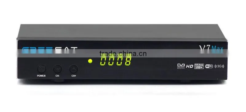 iran tv set top box with hd output Freesat V7 Max full hd satellite TV receiver cccam cline