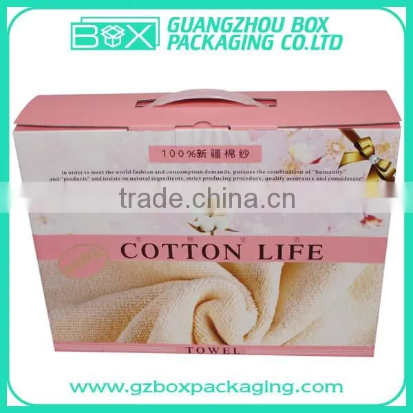 corrugated board foldable paper handle case