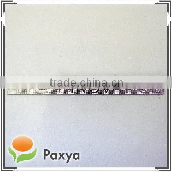 Personalized metal silver thin sticker