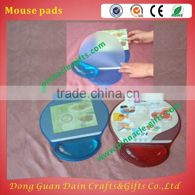 Beautiful girl breast gel mouse pads