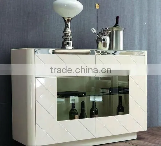 elegant crystal high glossy coffee table 1612