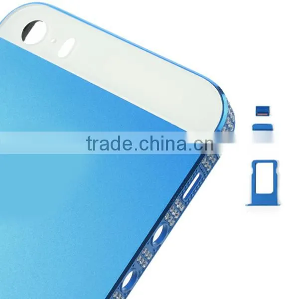 blue diamond housing for iphone 5s housing cover