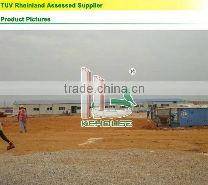ISO certificated fast construction cheap modern prefab steel house