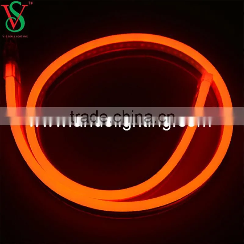 Flex LED Neon strip building outline lighting