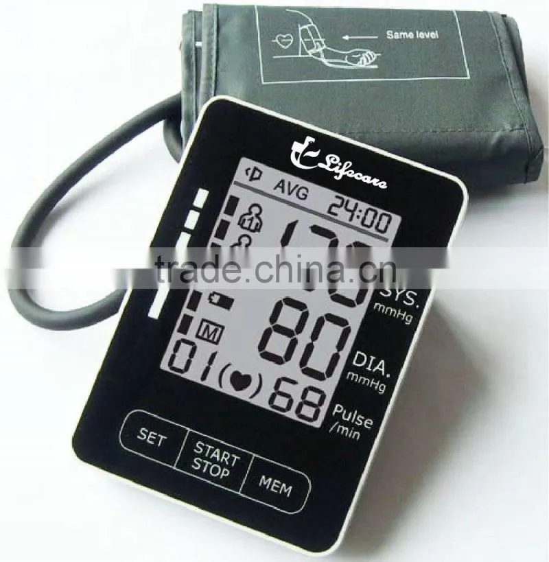 Automatic Digital Arm Blood Pressure Monitor BP-1305 Large LCD 120 Memory 2 Group WHO indicator FDA approval CE certification