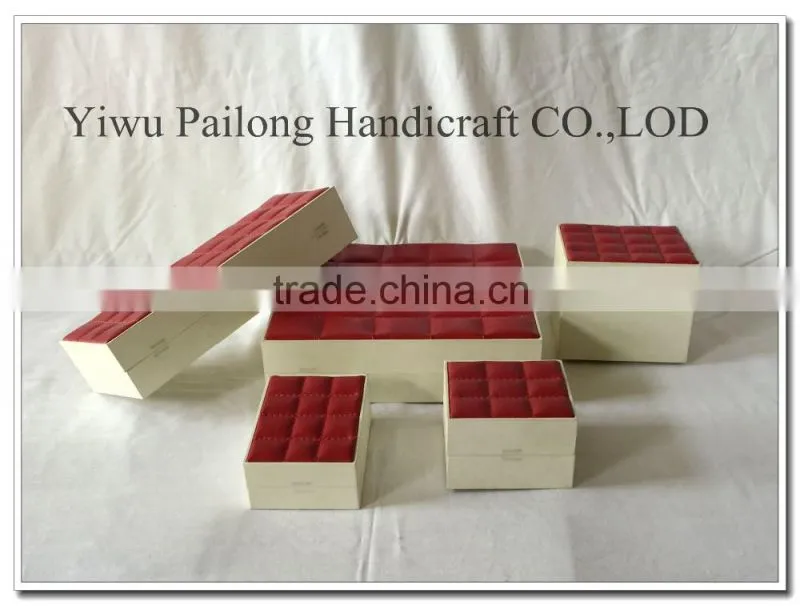 High-Grade leather design plastic jewlery Box Manufacturers