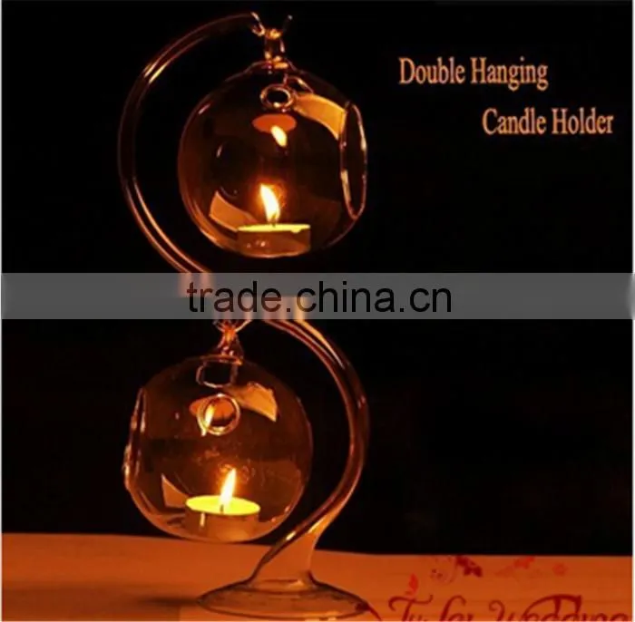 hanging glass tealight candle holder,wedding decoration glass ball/WEDDING/CANDLE HOLDER/DECORATION