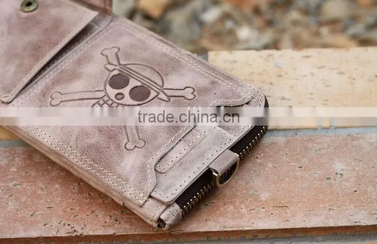 unique men's wallets One Piece men's business walltes