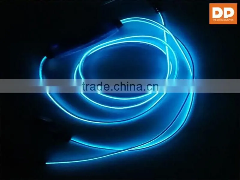 China factory wholesale Oem brand logo LED EL earphone fancy lighting with music playing novelty earphone for HTC mobile