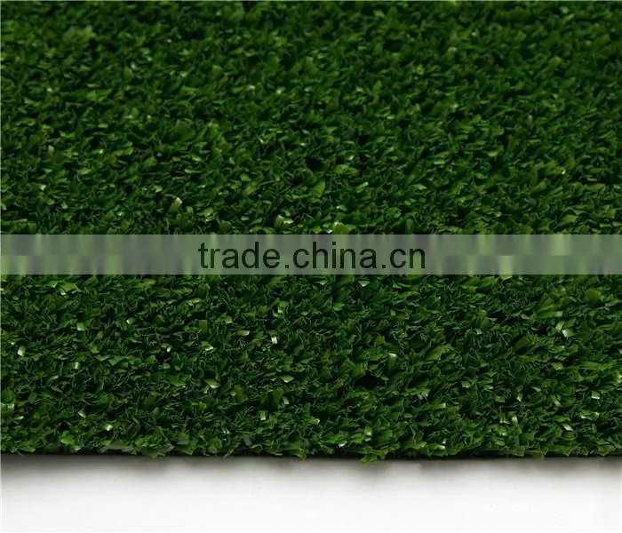 Best quality PE fibrillated 10mm artificial grass for tennis