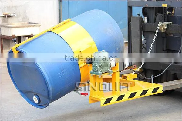 HOT! Sinolift HK300 Forklift Mounted Electric Drum Rotator