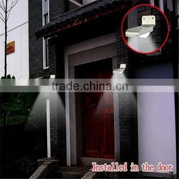 2016 new design 16LED human induction solar led lamp/solar corridor light/solar lamp