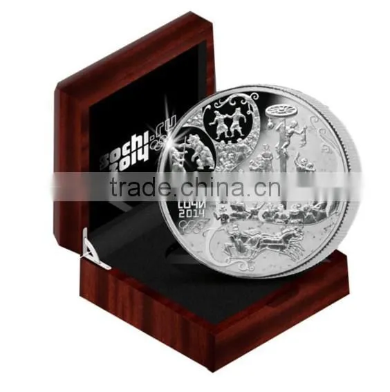 wooden coin box