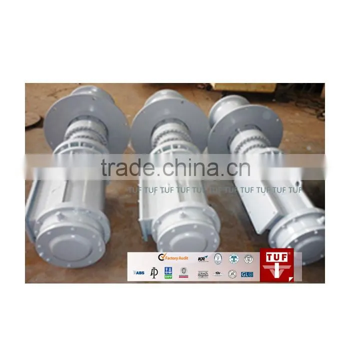 Marine boat electric capstan