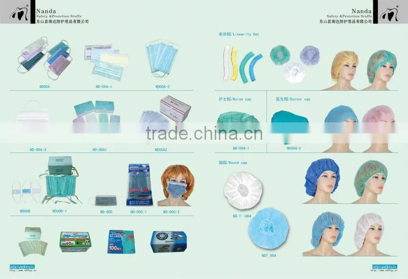 non-woven white surgical beard cover