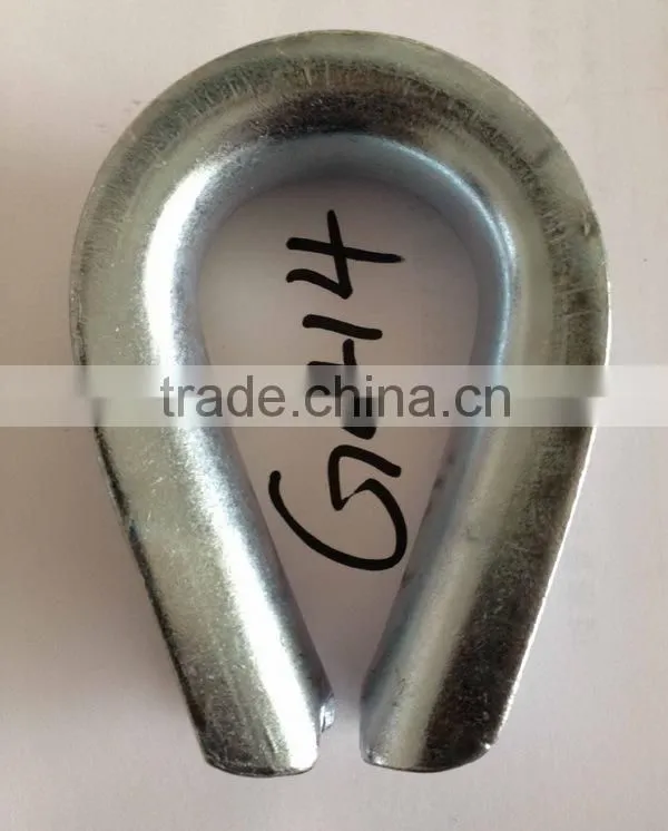 G414 U.S. type heavy duty thimble, rigging thimble, wire rope ring