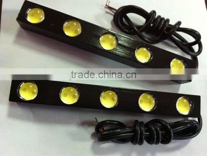 5 SMD 12V dc LED daytime running light car led light eagle eye auto drl light