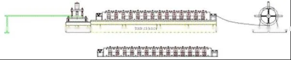 High performance color steel U Type Cassette Type Quickly Change Roller Roll Forming Machine