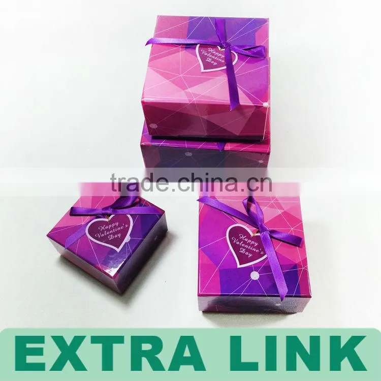 Hot Sale Luxury Handmade Custom Logo Printed Paper Jewelry Box Wholesale