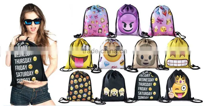 Wholesale backpack drawstring bag draw string bag custom