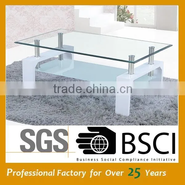 No Folded and Modern Appearance Glass Coffee Table JY-02