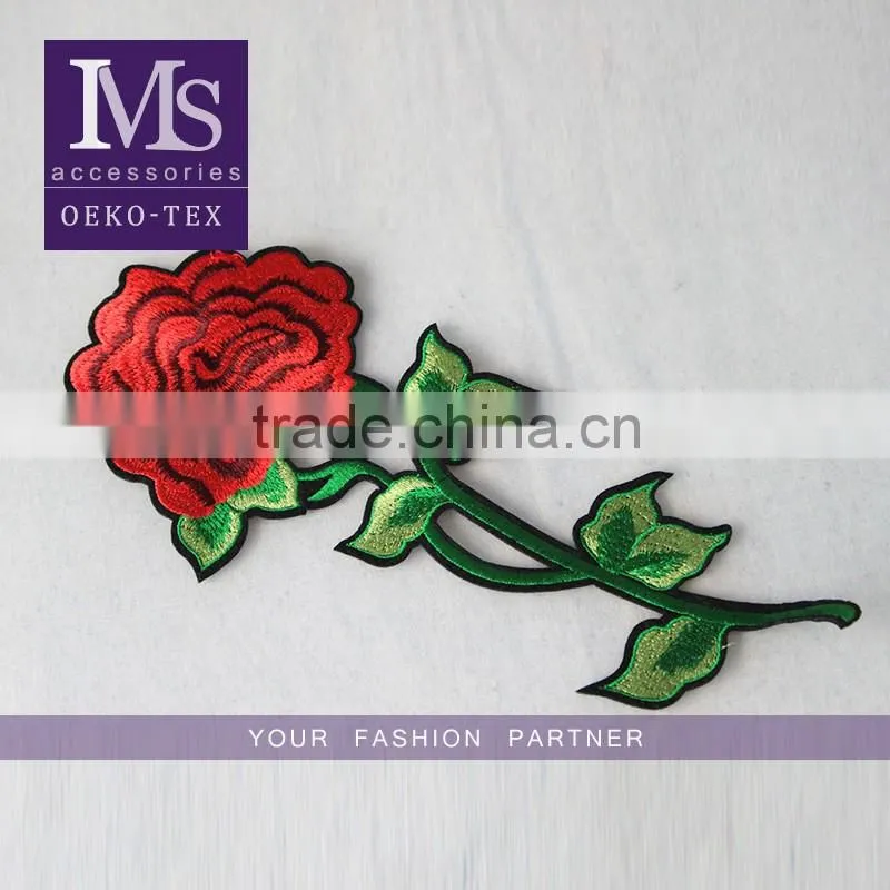 Latest Customized girls head design personalized embroidery patches