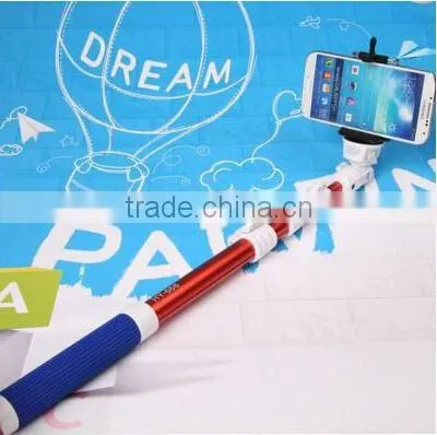 new products 2014 fast delivery handheld selfie monopod for iphone for cellphone / handheld monopod hot sale