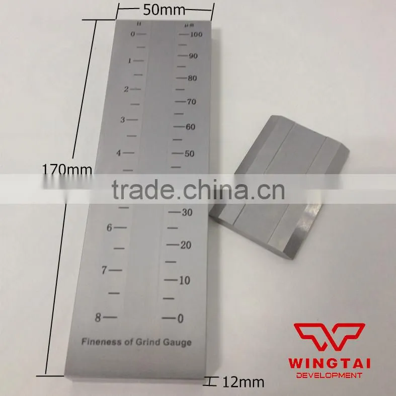 Stainess Steel Fineness of Grinding Hegman Gauage