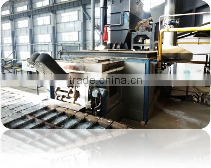 Zinc Ingot Casting machine with automatic robot stacker