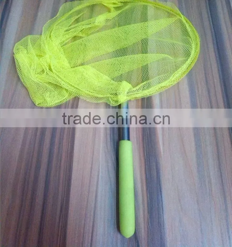 Telescopic stainless steel butterfly net, plastic fishing net, gardon insect net