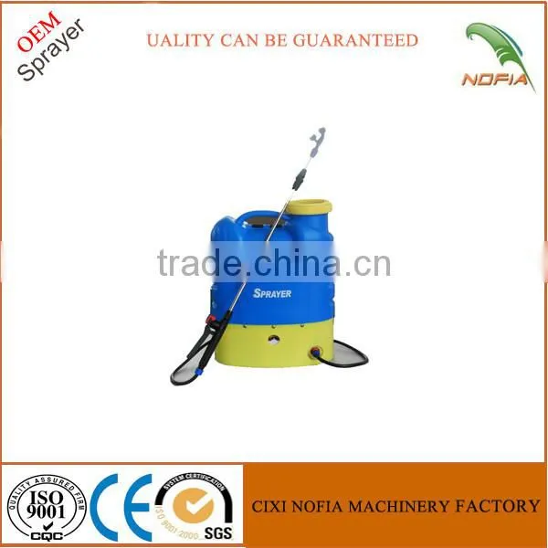 Agricultural high pressure pump battery rechargeable sprayer