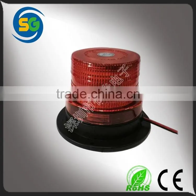 Fast shipment forklift LED strobe light with magnetic base and cigarette adapter