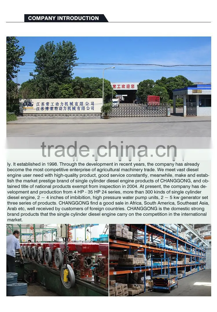 CHANGGONG Design CGP30BEL single cylinder portable diesel powered water pump