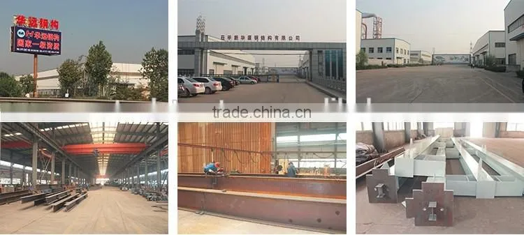France wide span prefabricated steel structural workshop building