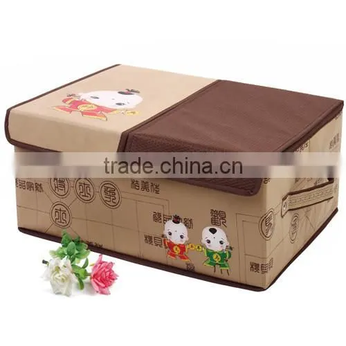 creative storage box with two covers