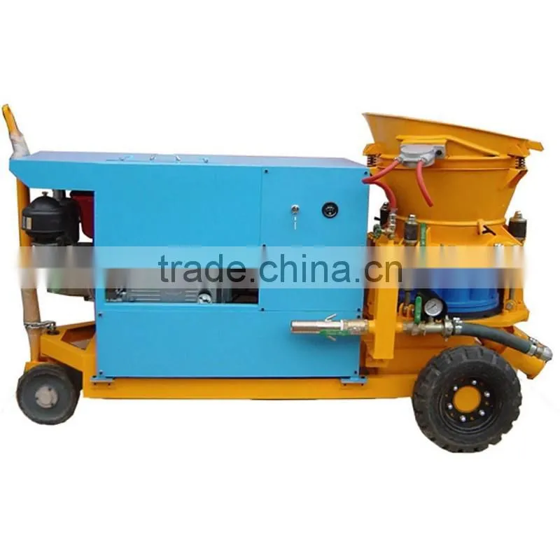 Supplier accreditation diesel drive professional dry mix concrete spray machines