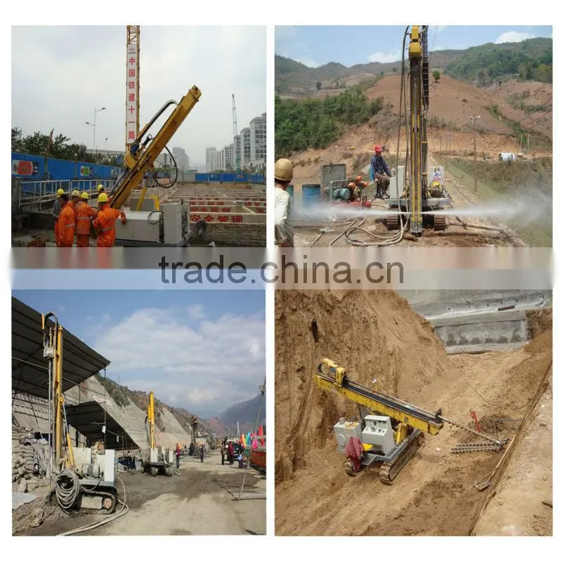 Rotating-Jet Strengthening Foundation Pile Geological Drilling Rig For Sale