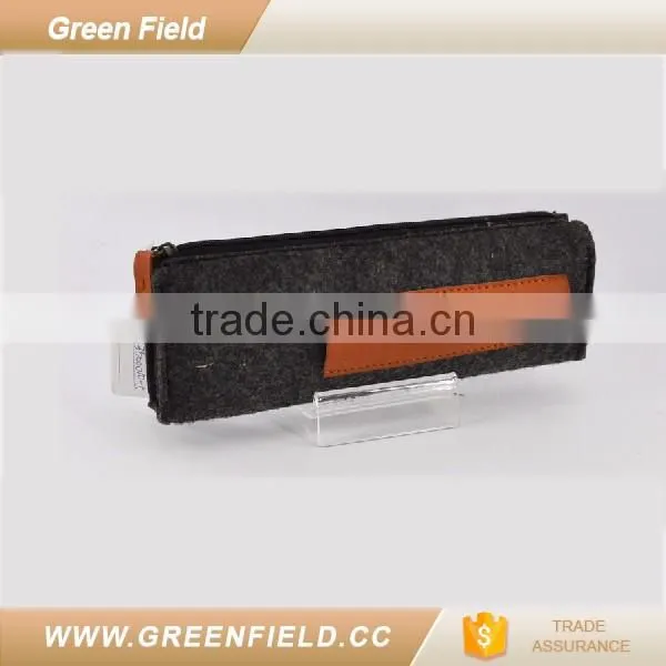 handmade eco-friendly felt fabric pouch kid pen holder