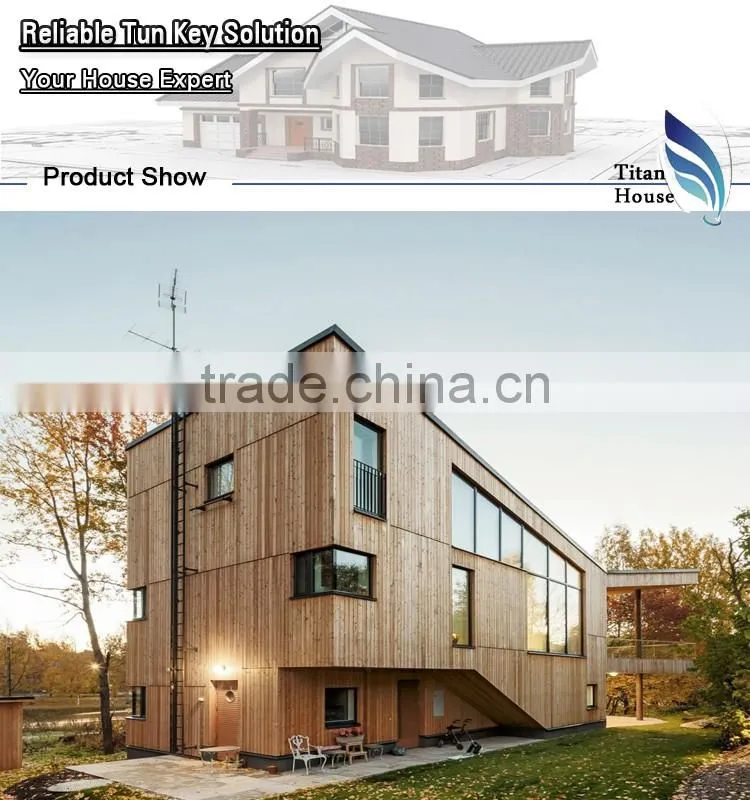 Steel Easy Assembly Portable Wooden House in Ukraine