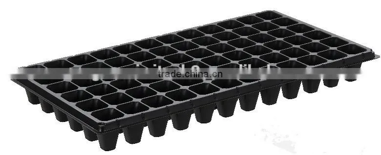 China Supplier PS material 21,32, 50, 72, 98, 105, 128 150 162 200 288 cells plastic trays plant nursery