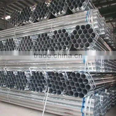 Round steel pipe gi pipe with plain end