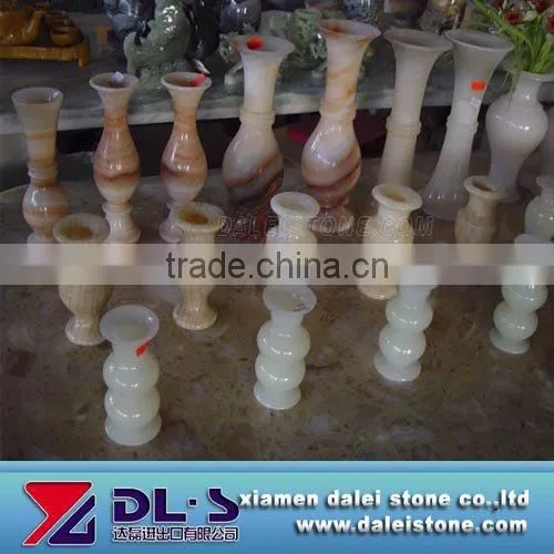 Garden stone vases