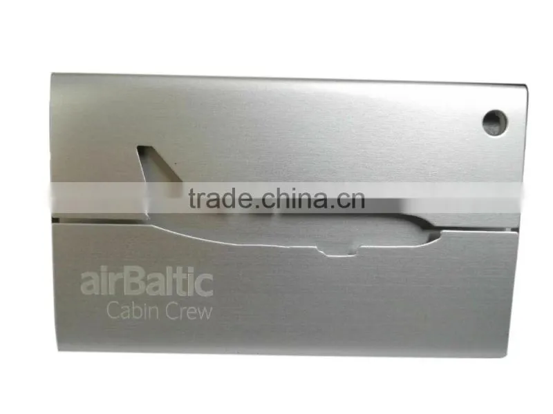 Custom Metal Luggage Tags with Wire Loop