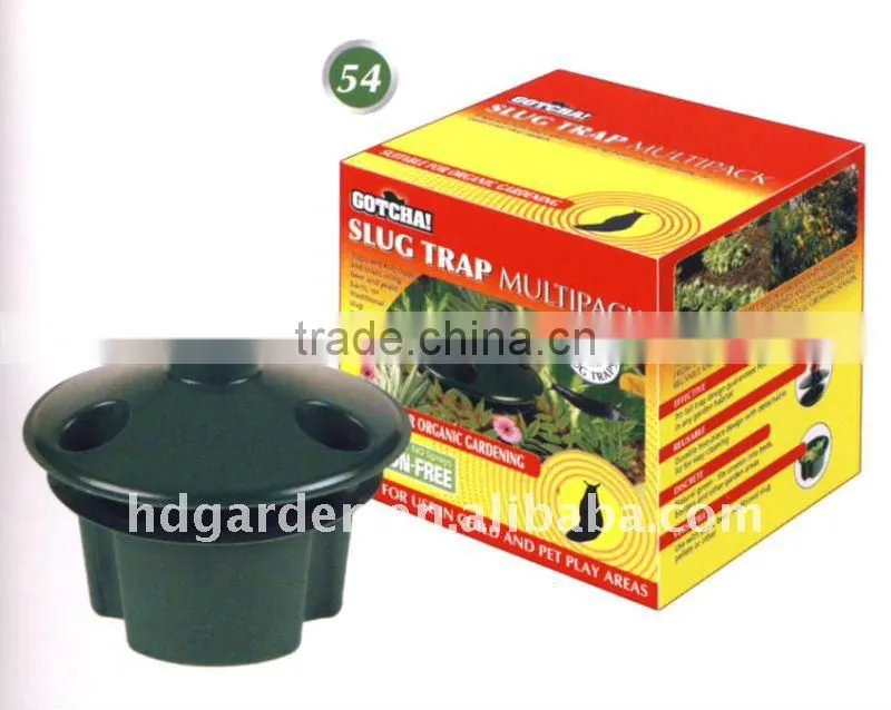 Garden plastic snail trap