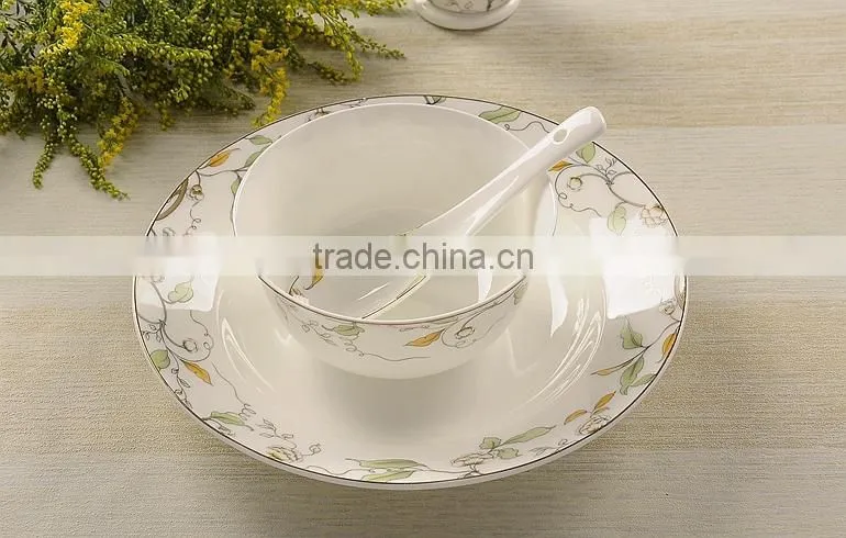 SP1534 high quality bone china soup spoon